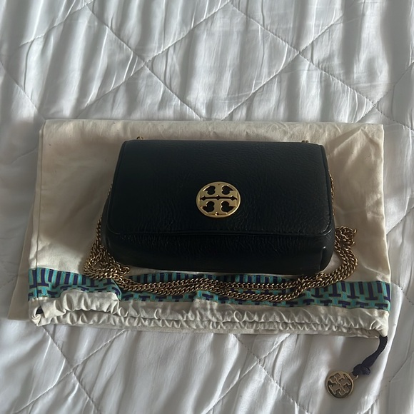 Tory Burch black leather Chelsea evening mini bag - Picture 13 of 13